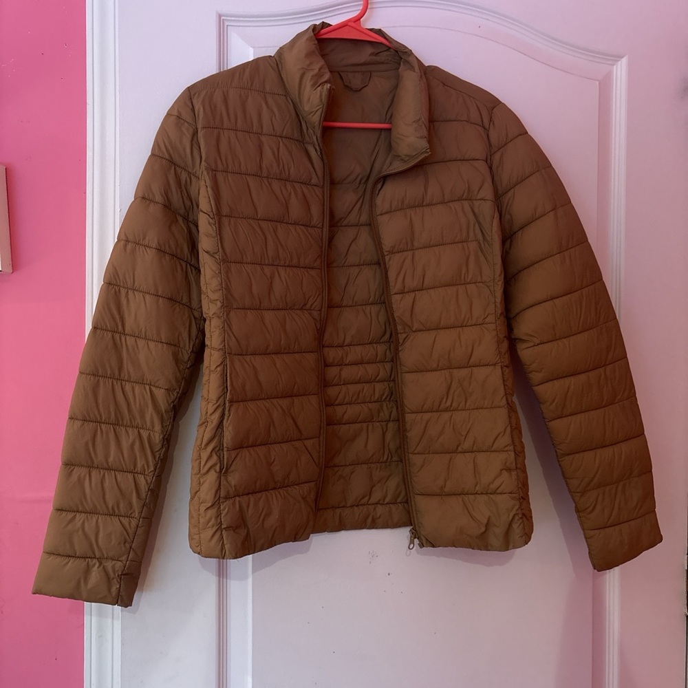 Brown Puffer Jacket - image 1